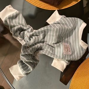 Doggy pajamas for a small dog or puppy